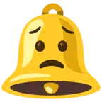Glocke + besorgtes Gesicht