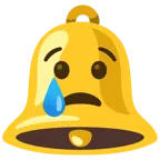Glocke + weinendes Gesicht