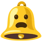 Glocke + entsetztes Gesicht