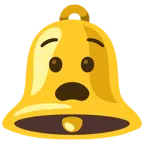 Glocke + qualvolles Gesicht