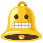Glocke + Grimassen schneidendes Gesicht