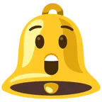 Glocke + erstauntes Gesicht