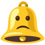 Glocke + betrübtes Gesicht
