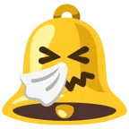 Glocke + niesendes Gesicht