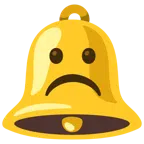 Glocke + düsteres Gesicht