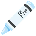 pastello a cera + vento