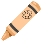 pastello a cera + tavolozza