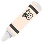 pastello a cera + muso di mucca