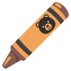 pastello a cera + orso