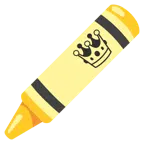 pastello a cera + corona