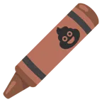 pastello a cera + cacca