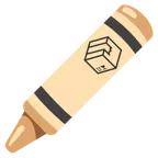 pastello a cera + pacco