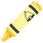 pastello a cera + campana