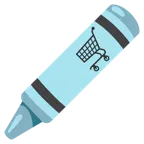 pastello a cera + carrello