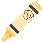 pastello a cera + biscotto della fortuna