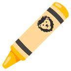 pastello a cera + leone