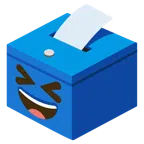 หีบบัตรลงคะแนน + ยิ้มตาหยี