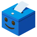 หีบบัตรลงคะแนน + หน้ายิ้มบางๆ