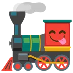locomotiva + faccina che si lecca i baffi