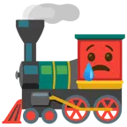 locomotiva + faccina che piange