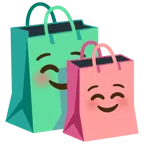 borse della spesa + faccina sorridente