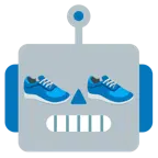 Roboter + Sportschuh