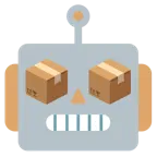 Roboter + Paket