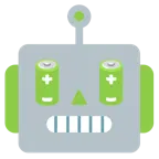 Roboter + Batterie