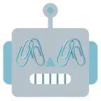 Roboter + verhakte Büroklammern