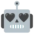 Roboter + schwarzes Herz