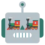 Roboter + Dampflokomotive