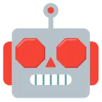 Roboter + Stoppschild