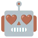 Roboter + braunes Herz