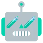 Roboter + Reagenzglas