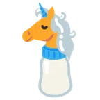Einhorn + Babyflasche