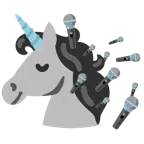 Einhorn + Mikrofon