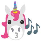 Einhorn + Musiknoten