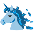 Einhorn + Sportschuh