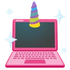 Einhorn + Laptop