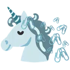 Einhorn + verhakte Büroklammern