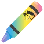 Einhorn + Wachsmalstift