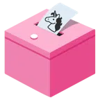 Einhorn + Urne mit Wahlzettel