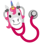 Einhorn + Stethoskop