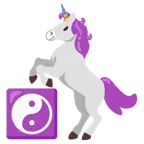 Einhorn + Yin und Yang