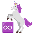 Einhorn + Unendlichkeit