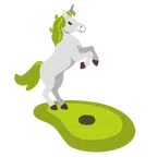 Einhorn + Golffahne