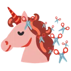 Einhorn + Schere