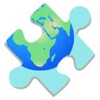 pezzo di puzzle + Europa e Africa