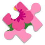pezzo di puzzle + ibisco