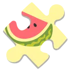 pezzo di puzzle + anguria